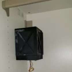 Active coal filter holder for 120mm computer fan