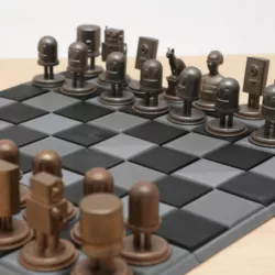 Adafruit 3D Printed Chess Set