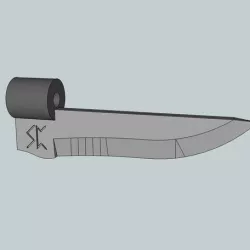 Airsoft 14 mm Knife Flash Hider
