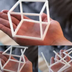 Anamorphic Optical Illusion - 3D Cube