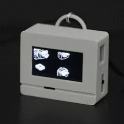 Animated Flying Toaster OLED Jewelry