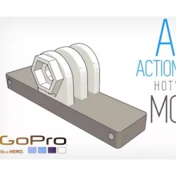 Any GoPro style camera Hotwheels mount