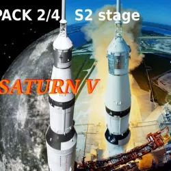 apollo 15 saturn 5 pack 2/4 stage S2