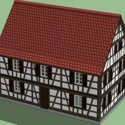 Big timbered house
