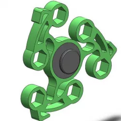 Bike fidget spinner