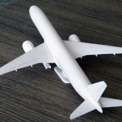 Boeing 777X aircraft scalemodel - Free 3D Model | STLFinder