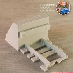 Buffer Stop track for Euroreprap Railroad System