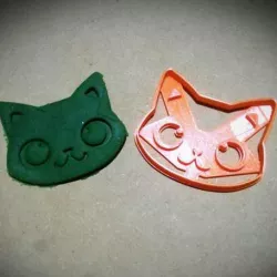 Cat Face cookie cutter