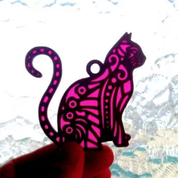 Cat key ring