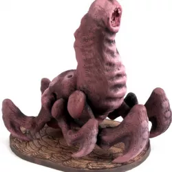 Cave Worm, 28mm Miniature