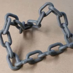 Chain Link Tablet Stand