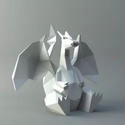 Charizard Low-Poly Pokemon