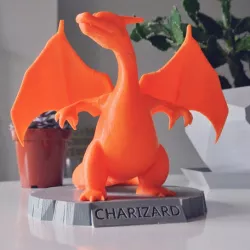 Charizard Statue with Stand