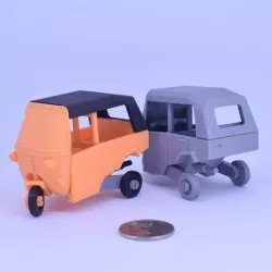 Classic 3 Wheels Car no support