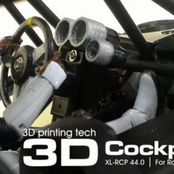 Cockpit kit fpr RC vehicles and ground FPV models