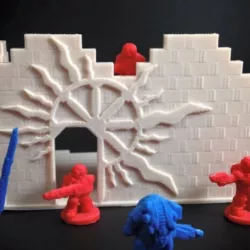 Cosmopolis Ruins Preview (18mm scale)