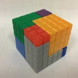 Cube Dissection Puzzle/ Model for 3^3 + 4^3 +5^3 = 6^3