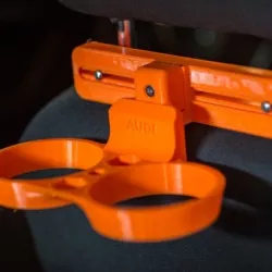 Cup holder for car headrest