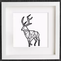 Customizable Origami Deer No. 2
