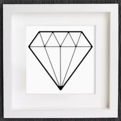 Customizable Origami Diamond