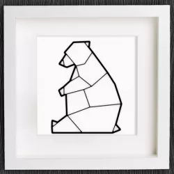 Customizable Origami Polar Bear / Ice Bear