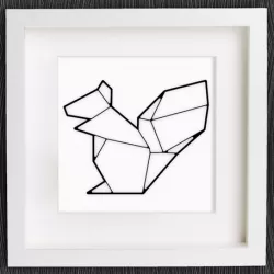 Customizable Origami Squirrel