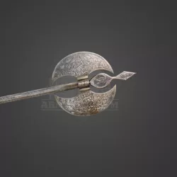 Decorative Double-Bladed Battle Axe