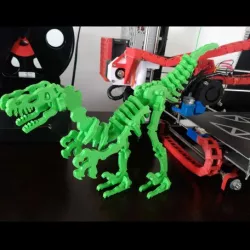 Dinosaur Skel for 3D Printer! - Terry the Dinosaur!