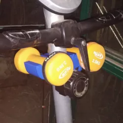 Dumbbell holder for Exercise Bikes