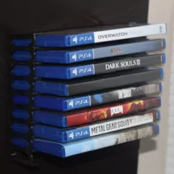 DVD/PS4/BluRay Wall Rack (9 count)