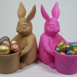 Easter Bunny Toy/Pot/Planter