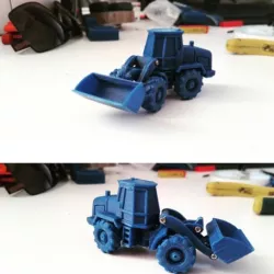 Easy to print Generic Front Loader (esc: 1:100)
