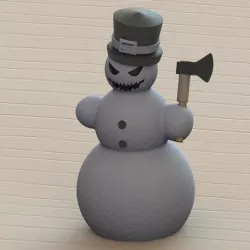 Evil snowman