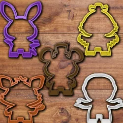 FNAF cookie cutter set