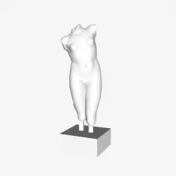 Fragement of The Esquiline Venus at the Louvre, Paris