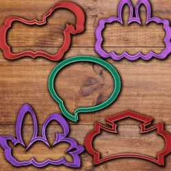 Frame cookie cutter set