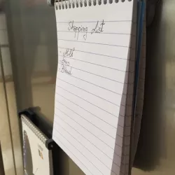 Fridge Notepad Magnet (Kitchen)