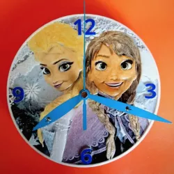 FROZEN 3D Clock