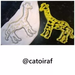 giraffe cookie cutter, giraffe cookie cutter