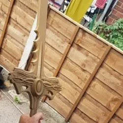 Goldar sword, from the power rangers series!