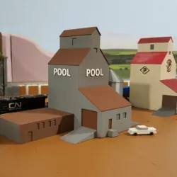 Grain Elevators (N-Scale)