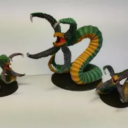 Grick - 28mm D&D miniature