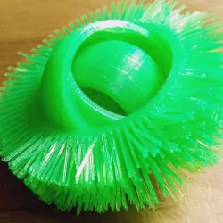 Hairy Gyro with 3 moving rings