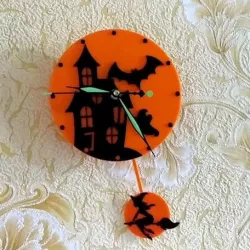 Halloween clock