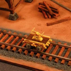 HO Scale Hand Pump Car