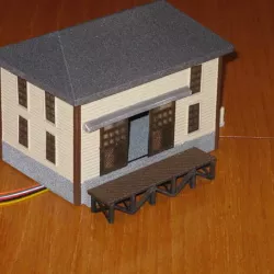 HO Scale Trackside Warehouse