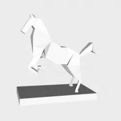 Horse low poly