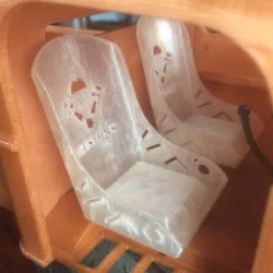 Hotrod bomber seat