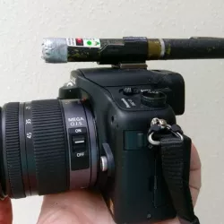 Hotshoe mount for laser