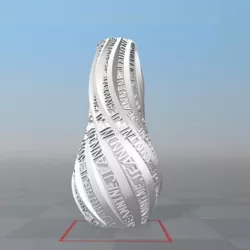 IBARAKEL JEANNINE PERSONALIZABLE VASE